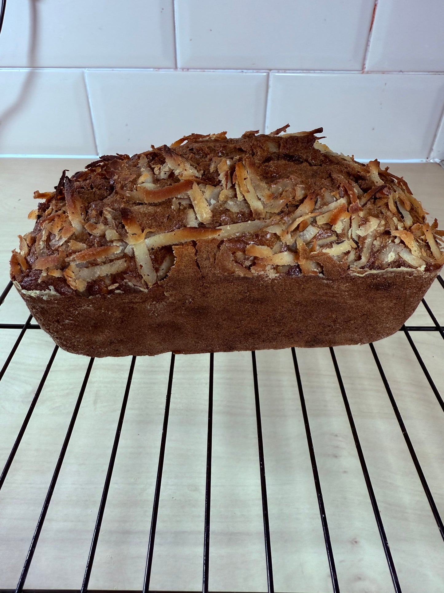 Large Coconut Banana Bread